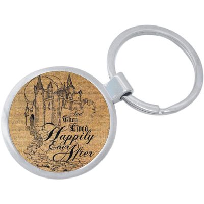 NewCharms Happily Ever After Keychain Featuring Loop for Keys or Backpack