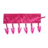 BeneAlways 2 Packs of Portable Hanger Clothespins Towel Rail Clips for Travel (Rose Red) view 1