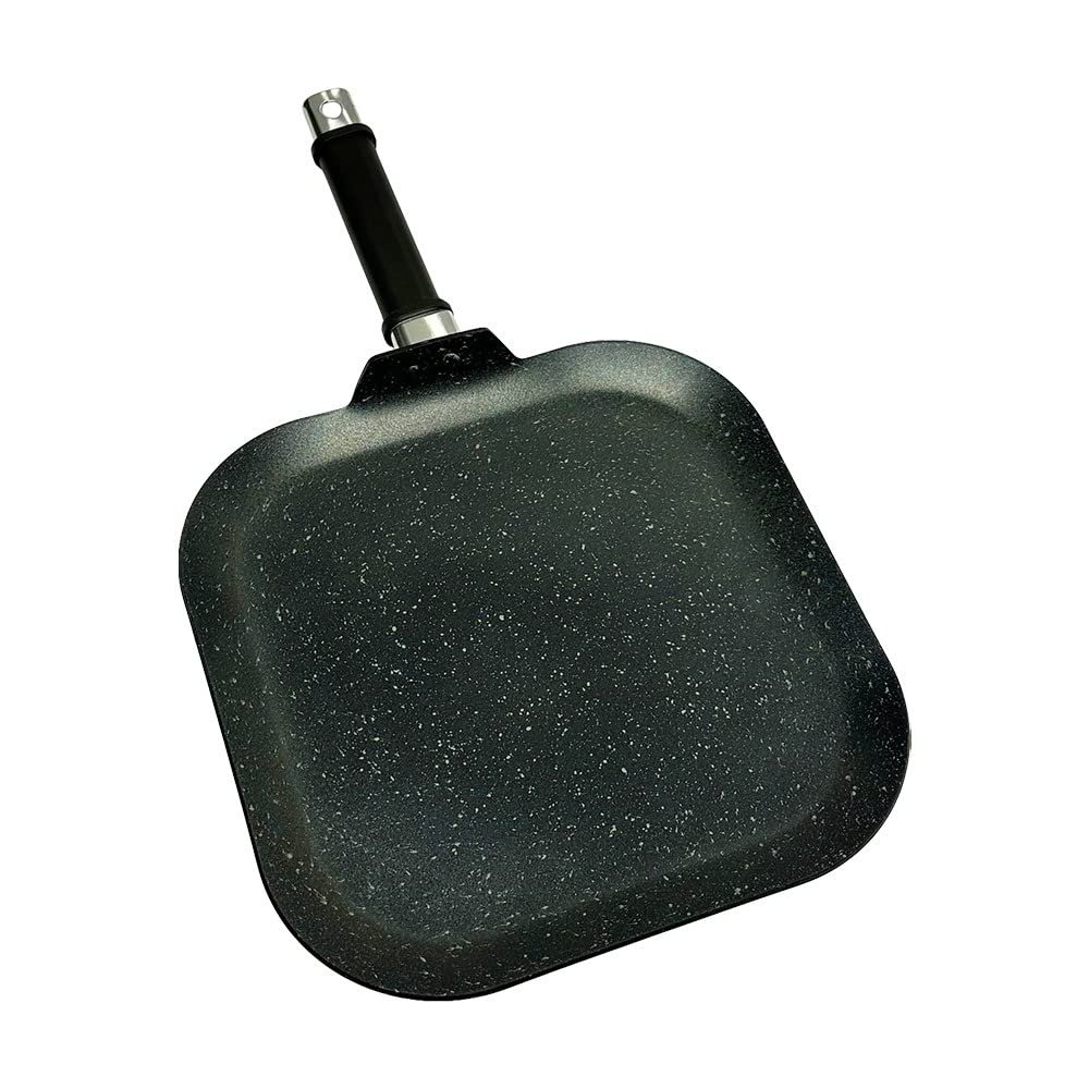 11-inch Nonstick Heavy Gauge Aluminum Square Griddle, Single Stove Frying Pan