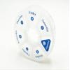 XJSXZC Round Shaped Clear Hard Plastic 7 Day Drug Organizer Pill Box view 2