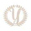 24" Roman Wreath Unfinished Wood Initial Monogram Letter Y (Sizes 12"-28") view 1