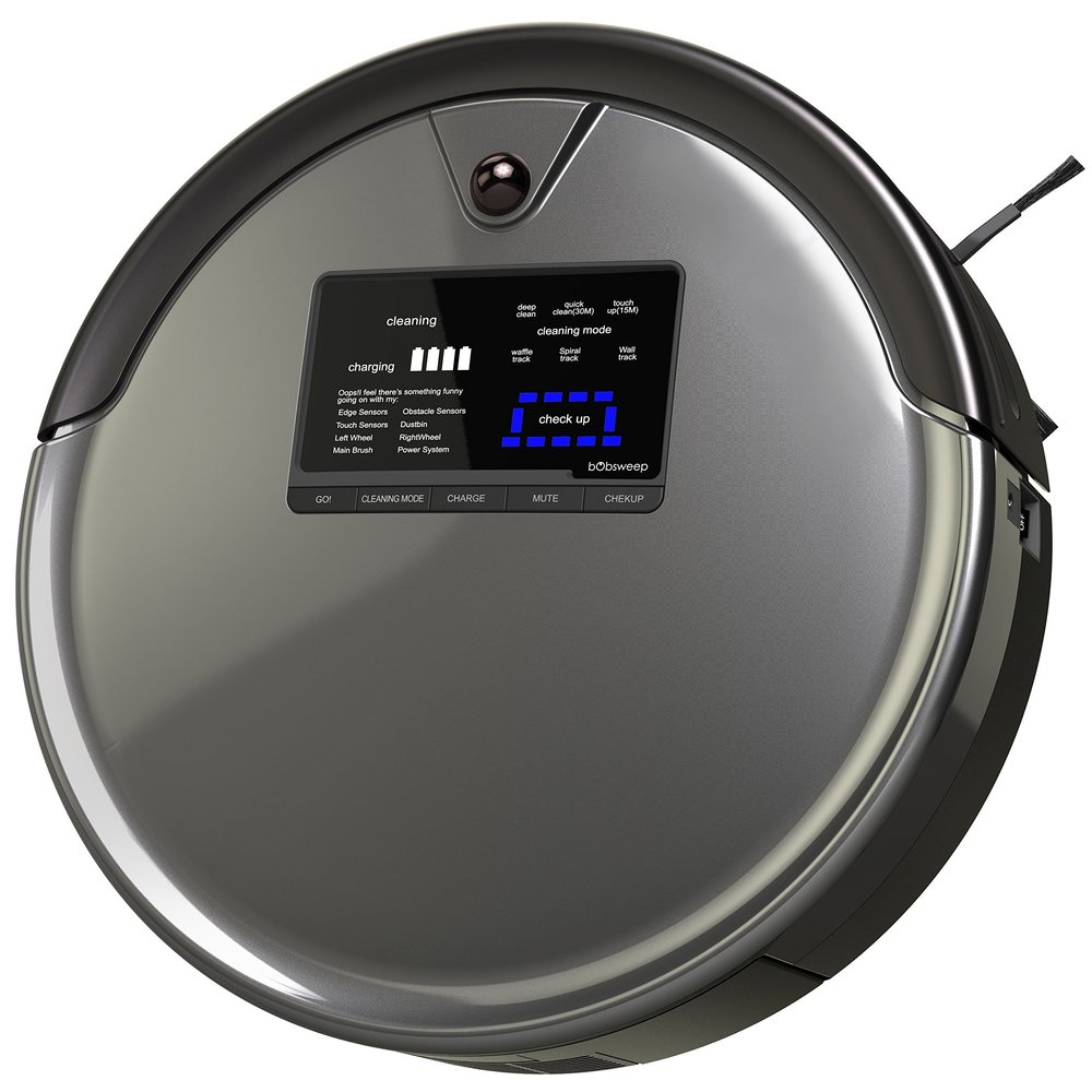 PetHair Plus Robotic Vacuum Cleaner and Mop Cutting-edge Vacuum Design 4x Boosted Integrated TurboLift (Charcoal Grey)
