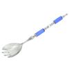 Glass Of Venice Italian Murano Glass Salad Fork - Silver Blue view 1