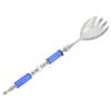 Glass Of Venice Italian Murano Glass Salad Fork - Silver Blue view 3