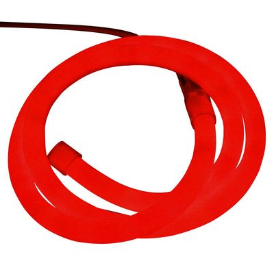 XUNATA 66ft LED Neon Rope Light, DC 12V 2835 Round Flexible 360 Degree LED Neon Strip Lights, 2400 Units LED Waterproof Neon Rope Light for Decoration(Red)