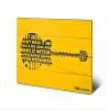 Lyrics by Lennon & McCartney Hey Jude Guitar Wooden Wall Art, Multicolour, 40 x 59 cm view 1