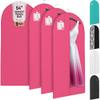 Luxury On the Go Black Suit Bag, Dress, and Travel Gown Garment Bags 54" Hanging Garment Bag with Clear ID Window Lightweight & Tear-Resistant 3 Pack for Dresses, Prom, Evening Gown view 1