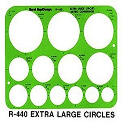 Art Supplies R440 X -Lg Circles Template