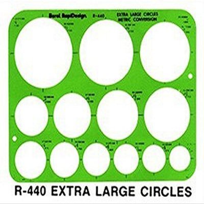 Art Supplies R440 X -Lg Circles Template