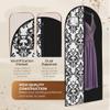 Luxury On the Go Black Suit Bag, Dress, and Travel Gown Garment Bags 54" Hanging Garment Bag with Clear ID Window Lightweight & Tear-Resistant 3 Pack for Dresses, Prom, Evening Gown view 4