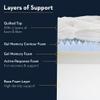Serenia Sleep Cooling Mattress Cal King Size, 14-Inch Quilted Plush Bed Mattress - Gel-Infused, Deep Pocket, Extra Thick, & Firm Memory Foam Mattress with Breathable Cover for a Comfortable Sleep view 4