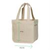 Best Canvas Grocery Shopping Bags - Reusable Grocery Tote Bags with Bottle Sleeves - 100% Cotton, Extremely Sturdy, Double Stitched, Foldable, Washable Cotton Grocery Tote Bags (3 Bags) view 4