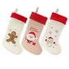 BambooMN 18" Classic Embroidered Sequined Animal Christmas Stocking - Assortment 93-3 Units view 1