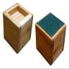 Bed Lifter - Bed Riser for 4-Inch Wide Furniture Legs (Select Lift Height) (2-Inch Lift + Felt Bottom, Clear Finish) view 1
