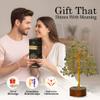 FASHIONZAADI Green Jade Crystal Tree of Life - Chakra Crystals Meditation Gifts - Feng Shui Office Decor - Spiritual Gifts for Home - Desk Decorations view 4