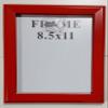Snap Frame Red 8.5X11 (Heavy Duty) view 1