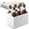 MT Products White Cardboard 6 Pack Bottle Carrier 12 oz. - Beer Bottle Holder (Pack of 10) - Made in USA view 1