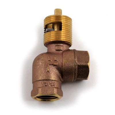 Blue Flame Bvl2l Angled Gas Valve, Brass