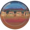 ALWAYS AZUL POTTERY La Fonda Salad Plate in Azulscape Glaze - Handmade Pottery Plates - Ceramic Dinnerware - Traditional Patterned Stoneware Platter - Home Made Table Dishware For Salads & More view 1