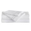 Furinno Angeland Vienne 4-Piece Microfiber Bed Sheet Set, King, White view 1