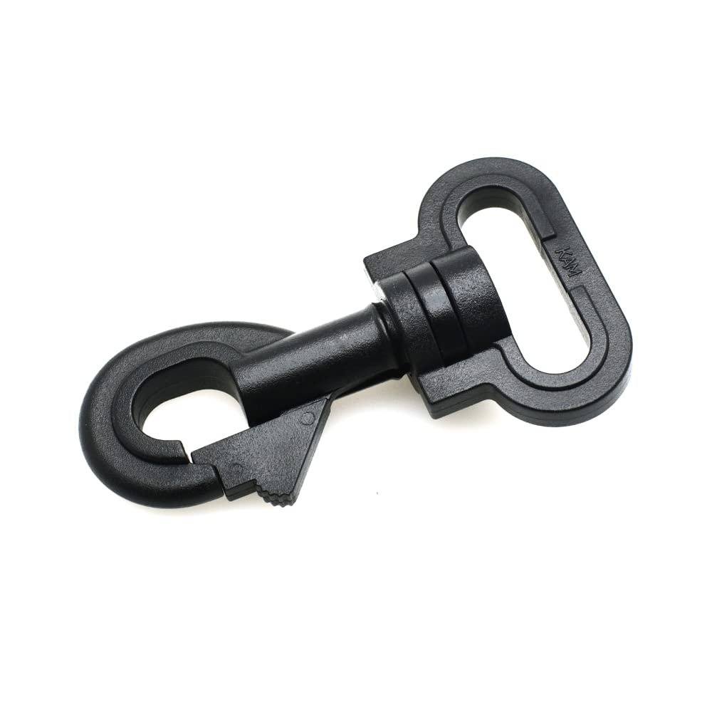 10pcs/Pack Plastic Swivel Snap Hooks for Bag Belts Straps Keychain Clasp Backpack Accessories (1"(25mm))