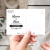 Custom - Beach Wedding Save the Date Invitation Postcard - Set of 25, Personalized Wedding Invitation, Hawaiian Wedding, Vintage Beach Theme view 3