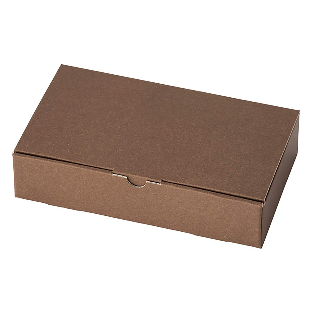 Heads MBR-GB14 Plain Gift Box, Made in Japan, W 10.3 x H 2.4 x D 6.3 inches (262 x 62 x 161 mm), Brown, Box of 10
