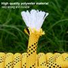 Aoneky Outdoor 10mm 164ft Static Utility Rope, Heavy Duty Polyester Rope for Pulling, Rigging, Tree Work & Hunting, Gym Fitness, 2000LB Tensile Strength, Yellow view 3