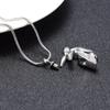 Oinsi Pet Memorial Jewelry - Angel Wing Rabbit Stainless Steel Cremation Urn Necklace Keepsake for Ashes +Fill Kits view 2