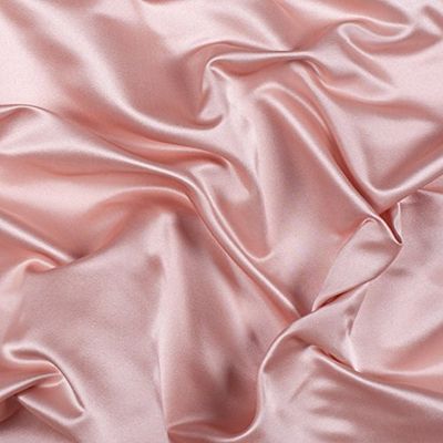 Bedify Bedding 100% Pure Silk Satin 7 Pcs Set of Duvet, 15 Inches Deep Pocket Fitted Sheet and Flat Sheet with Pillowcases Wrinkle Free Fade Resistant Soft Bed Sheets (Rose Pink, California Queen)