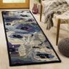 Martha Stewart x SAFAVIEH Area Rug Collection - 2'3" x 8' Runner, Blue, Handmade Wool, Ideal for Living Room, Bedroom, Foyer, Hallway (MSR4872B) view 1