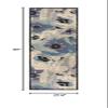 Martha Stewart x SAFAVIEH Area Rug Collection - 2'3" x 8' Runner, Blue, Handmade Wool, Ideal for Living Room, Bedroom, Foyer, Hallway (MSR4872B) view 2