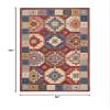 SAFAVIEH Aspen Collection 5' x 8' Red/Blue APN802Q Handmade Boho Wool Area Rug view 2