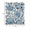 Martha Stewart x SAFAVIEH Area Rug Collection - 5' x 8', Azurite, Handmade Wool, Ideal for Living Room, Bedroom, Office, Dining Space (MSR4732A) view 2