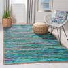 SAFAVIEH Montauk Collection Accent Rug - 3' x 5', Green & Natural, Handmade Boho Cotton & Jute, Ideal for High Traffic Areas in Entryway, Living Room, Bedroom (MTK960Y) view 1