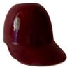 Jean's Plastics Party Favor Baseball Caps (Helmets) Pack 12- (Maroon) view 1