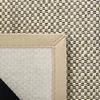 SAFAVIEH Natural Fiber Collection Runner Rug - 2'6" x 10', Black & Ivory, Border Sisal Design, Easy Care, Ideal for High Traffic Areas in Living Room, Bedroom (NF150B) view 3