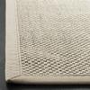 SAFAVIEH Natural Fiber Collection Runner Rug - 2'6" x 10', Black & Ivory, Border Sisal Design, Easy Care, Ideal for High Traffic Areas in Living Room, Bedroom (NF150B) view 4