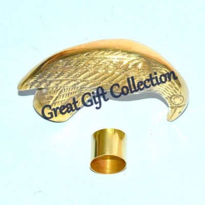 Mahira Nautical SOLID BRASS CROW HANDLE HEAD FOR WALKING STICK CANES SHAFT WOOD BRASS