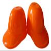 Jean's Plastics Party Favor Orange Baseball Caps (Helmets) Pack 12- view 2