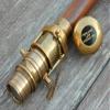 Mahira Nautical BRASS Walking Cane,Brass Antique Stick Folding Telescope Wooden Nautical Gift Black BY view 3