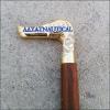 Mahira Nautical Solid Brass Handle Walking Cane Walking Stick Vintage Designer Canes Antique view 1