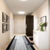 10 ft Long Non-Slip Washable Carpet Runner Rug with Rubber Backing, (26" X 10') Custom Floor Mat for Kitchen Hallway Stairs Bedroom Bathroom Entryway, Checkered Black - Grey, Your Choice of Length view 4