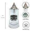 0.5 Liter | Beer Glass German Bayern Metal Medallion Bar Gifts for Men With Metal Lid Glass Mug by OktoberfestHaus view 3