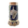 0.9 Liter | OktoberfestHaus Gift for Beer Lovers Brewing Time Lidded Stein Mug German Beer Barrels and Hops Beer Mugs, Beer Steins for Men and Beer Lover Gift Idea, Beer Mug Gift view 1