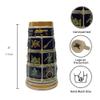 1 Liter | OktoberfestHaus German Beer Stein Schnitzelbank Song Engraved Beer Mug German Gifts for Men Collectible Beer Steins and Germany Beer Mugs for Beer Lover Gift Idea view 2