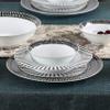 24 Piece Dinnerware Set-Fine China, Service for 4 by Lorren Home Trends view 3