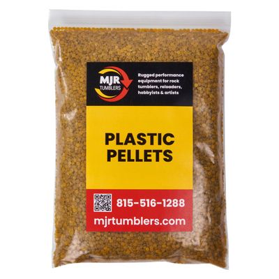 MJR Tumblers 4 lb Plastic Pellets, Media for Rock Tumbling