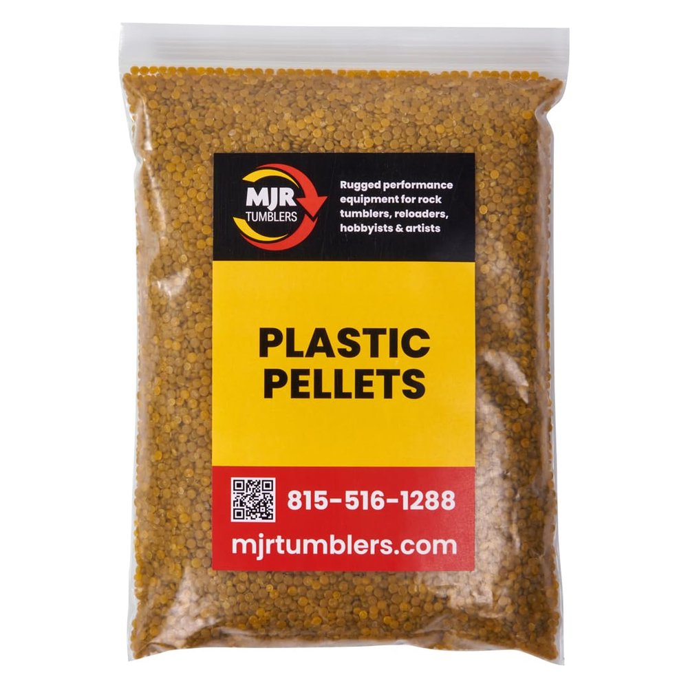 MJR Tumblers 4 lb Plastic Pellets, Media for Rock Tumbling