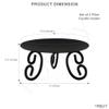 Hosley Set of 2 Pillar or LED Candle Holder 5 inch Diameter Gift for Farmhouse Weddings or can be Used for Aromatherapy and Spa O5 view 2